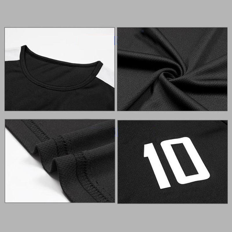 Summer Sport Shirt Retro T-shirt Breathable Casual Quick Dry Tees Half Sleeve High Elastic Fitness Football Top Men Clothing