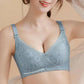 Summer Thin Sexy Lace Breathable Hole Cup Underwear Gathers Breasts Without Steel Ring Bra