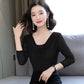 Bottoming Shirt Women's Thin Spring and Autumn Mesh Top Fashion Small Shirt Slim Slim T-shirt Long Sleeve