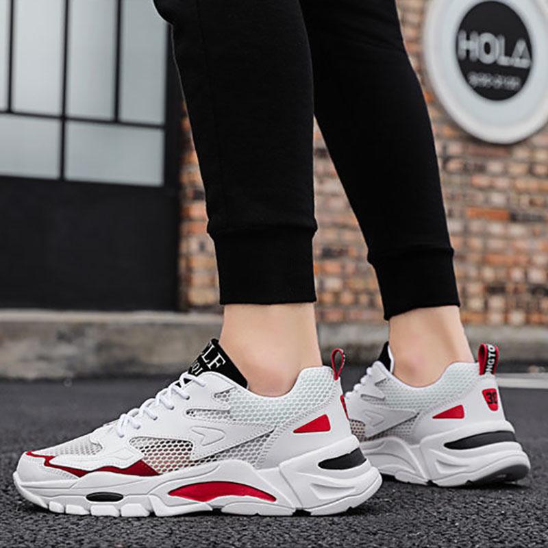 Men's Shoes Spring Wild Youth Casual Shoes Sports Trend Boys Net Red Daddy Shoes Men