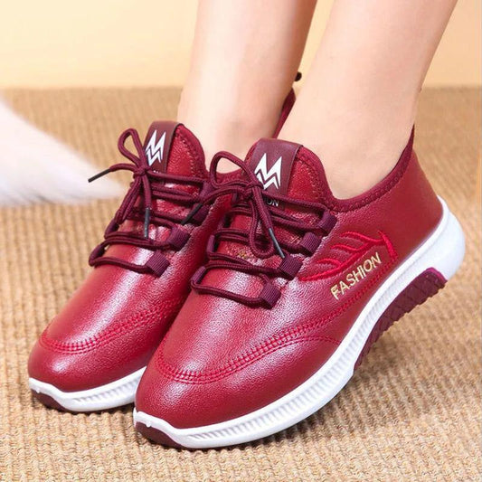 Women's Winter Plus Velvet Mother Cotton Shoes Waterproof Non-slip Sports Shoes Middle-aged and Elderly Cotton Boots