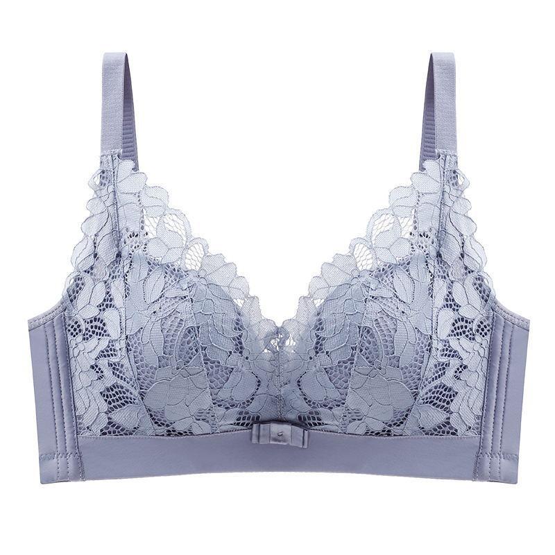 Women's Thickened Underwear Small Breasts Gathered Breasts Bras No Empty Cups No Steel Rings Stereotypes Simple and Natural Breathable Bra