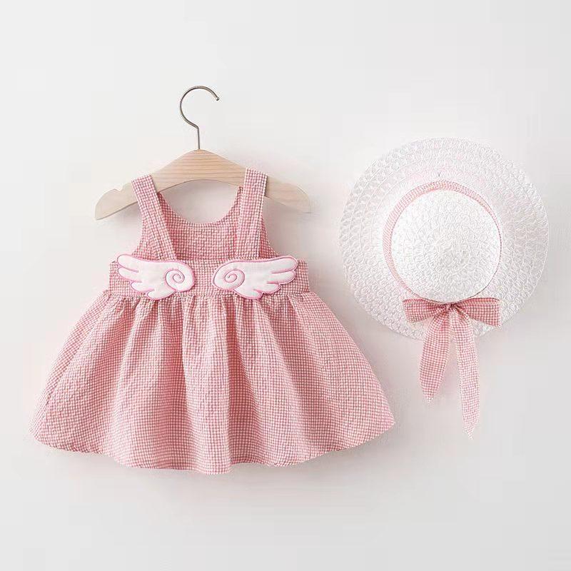 1-7Y Summer Princess Toddler Kid Child Girls Tutu Dress Party Wedding Birthday Dresses For Girl Wings Costumes