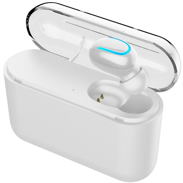 Bluetooth 5.0 Earphones TWS Wireless Headphones Earbuds for Sports Gaming with 1500mAh Charging Case