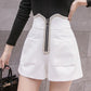 WTEMPO Irregular Solid Color Pants Shorts Women Spring and Summer High Waist Casual Loose A-line Wide-leg Pants