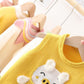 Girls' Waistcoat Sweater Lace Round Neck Children's Sweater Thin Section