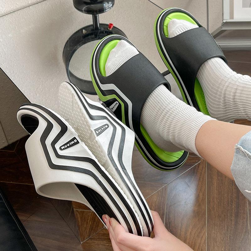 Plus Size Slippers Men Summer Line Non-slip Slippers Couple Shoes Plus Size Furniture Shoes Outdoor Slippers