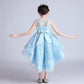 Wedding Flower Girl Dress Children Show Evening Dress Girl Elegant Princess Dress Mesh Skirt