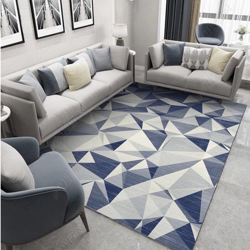 Modern Soft Carpets for Living Room Bedroom Rugs Nordic Style Geometric Print Large Area Rug