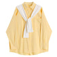 Solid Color Versatile Bottoming Shirt Schoolgirls Spring Korean Style Loose Lazy Wind Shirt Super Delivery Shawl