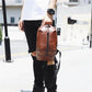 Chest Bag Men Coffee Large Capacity Multi-pocket Leather Shoulder Bag Outdoor Sports Pockets