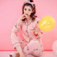 Pure Cotton Thin Casual Pajamas Women's Long-sleeved Pajamas Summer Ladies Suit Home Service Can Be Worn Outside