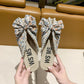 Lazy Non-open Toe Half Slippers Women's Summer Fashion Outer Wear Soft Bottom Small Floral Muller Sandals and Slippers