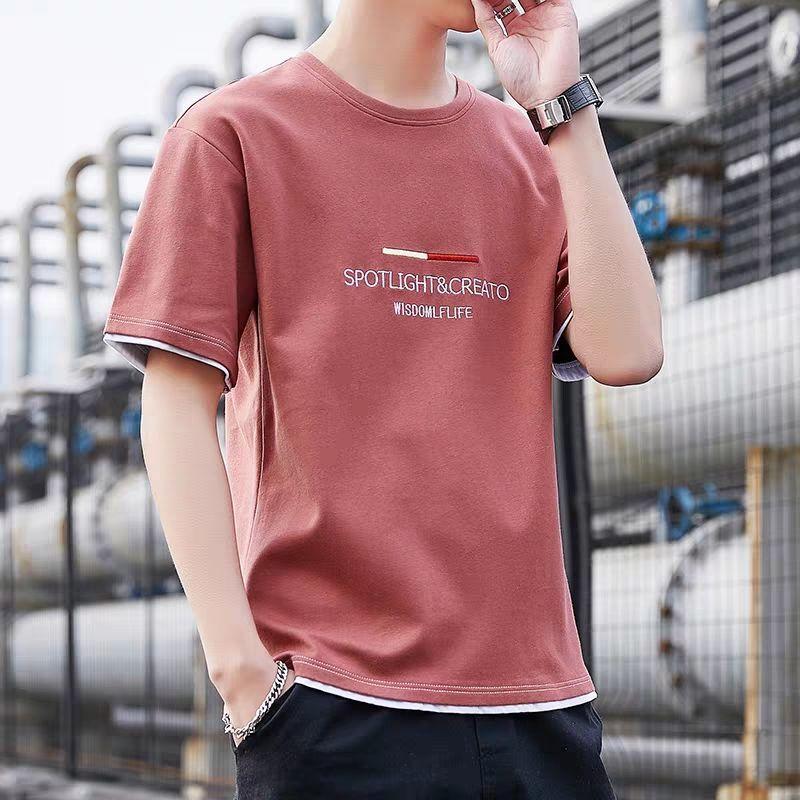Summer Casual T-shirt Men's Fashion Cool T-shirt Printing Short Sleeve Men's Clothing Streetwear Outdoor Sports T-shirt
