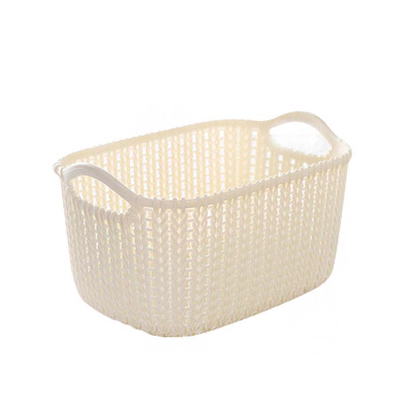 Imitation Vine Desktop Storage Basket Plastic Baskets Clothing Basket Bathroom Supplies Storage Basket