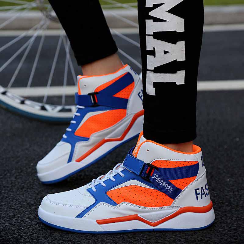Plus Size 38-44 Men Sneakers Running Sports Basketball Shoes Non-slip Comfortable Deodorant Wear-resistant Sports Shoes
