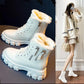 Women's All-match Plus Cashmere Martin Boots Keep Warm  Thick-soled Skinny Short Boots