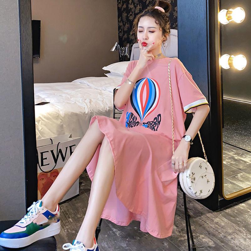 Balloon Ruffle Women's Summer Dress Short Sleeve Round Neck Printing  Daily Wear Office Dating Party