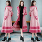 Women Winter Warm Faux Fur Coat Thick Women Long Hooded Coat Women Warm Fleece Lining Coat