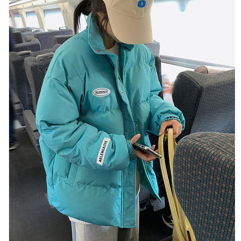 Winter Down Padded Jacket Female Student Padded Jacket Korean Version of Loose Short Padded Jacket Wild Thick Coat Tide