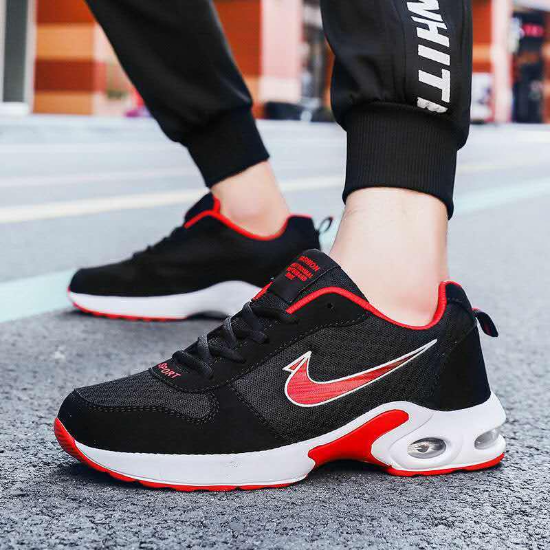 Men Sneakers Casual Air Cushion Running Shoes Mesh Breathable Deodorant Lightweight Non-slip Shoes