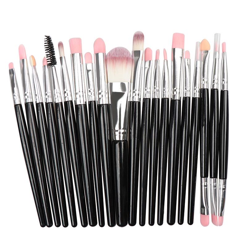 7 Pcs Diamond Shape Makeup Brush Set Dazzle Glitter Foundation Powder Makeup Eyeshadow Brush Kit
