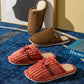 Non-Slip Home Slippers Winter Warm Women Indoor Cotton Non-slips Ladies Soft Slippers Memory Foam Bedroom Couples Shoes