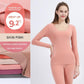 Seamless Thermal Underwear Suit Women Plus Velvet Thick Winter High Elastic Body Wear Slim Base