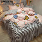 Bedding Sets Quilt Cover Cotton Four-piece Bedding Set Bed Skirt  Bed Linen Bed Cover Princess Style Duvet Cover Bedding Quilt Cover Bed Sheet