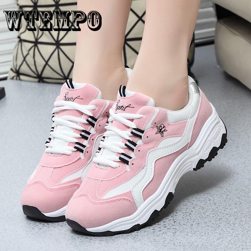 Women Sneakers Breathable Mesh Running Sports Shoes Casual Flats Athletic Sneakers