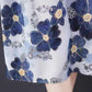 Women's Slim A-line Skirt Summer Short Sleeve Mid Length Floral Large Size Dress