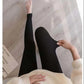 Pregnant Women's Pants Vertical Stripe Autumn and Winter Outside Wear Abdominal Pants Pregnant Women's Clothes Plush Thickened Bottomed Pants Cotton