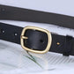 Ladies belt cowhide black belt leather belt student jeans decoration belt girl white belt
