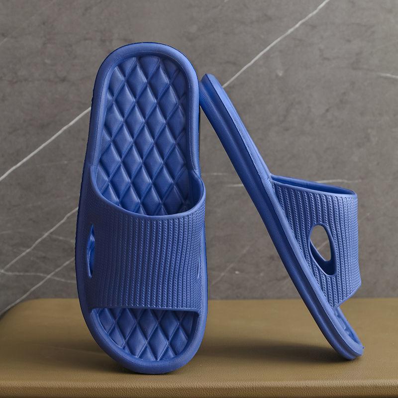 Home Slippers Summer Floor Skid Proof Floor Slippers Indoor Family Solid Color Flat Bathroom Slippers Bathroom Sandal Women