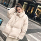 Women's Padded Jacket Fashion Winter Clothing Student Bread Coat Padded Coat Thickened Short Loose Coat Plus Size