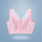 lace Natural Latex Women Sport Bra Large Size Underwear Women No Rims Gather Sports Vest Sleep Bra Anti-sagging Soft comfortable