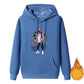Plus Velvet Thick Loose Korean Style Hooded Sweater Men Men's Winter Warm Jacket