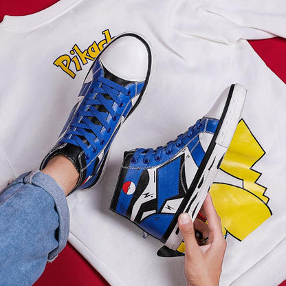 High-top men's shoes sneakers wild casual canvas shoes men's trendy plus size sneakers