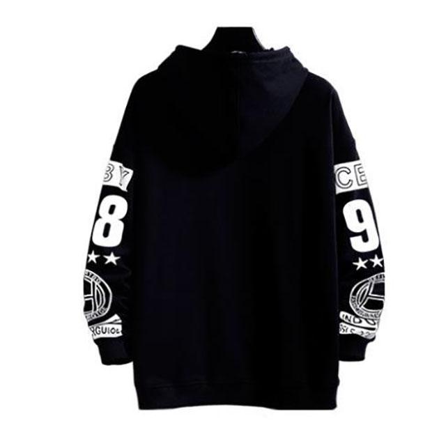 Spring Cat Print Sweater Suit Men Sports Suit Hooded Pullover Campus Student Sportswear Casual Loose Clothing