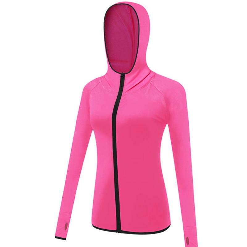 Yoga Jacket Women's Zipper Cardigan Yoga Clothes Sports Fitness Running Jacket Morning Running Quick-drying Long-sleeved Top Loose