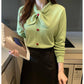Pofulove Multi-color Optional Women's Slim Sweater Thick Was Thin Knit Bottoming Shirt Autumn Winter