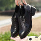 Women's Shoes Thick Heels Mid-heel Hollow Single Shoes Mesh Leather Shoes Summer Soft-soled Work Shoes Sandals