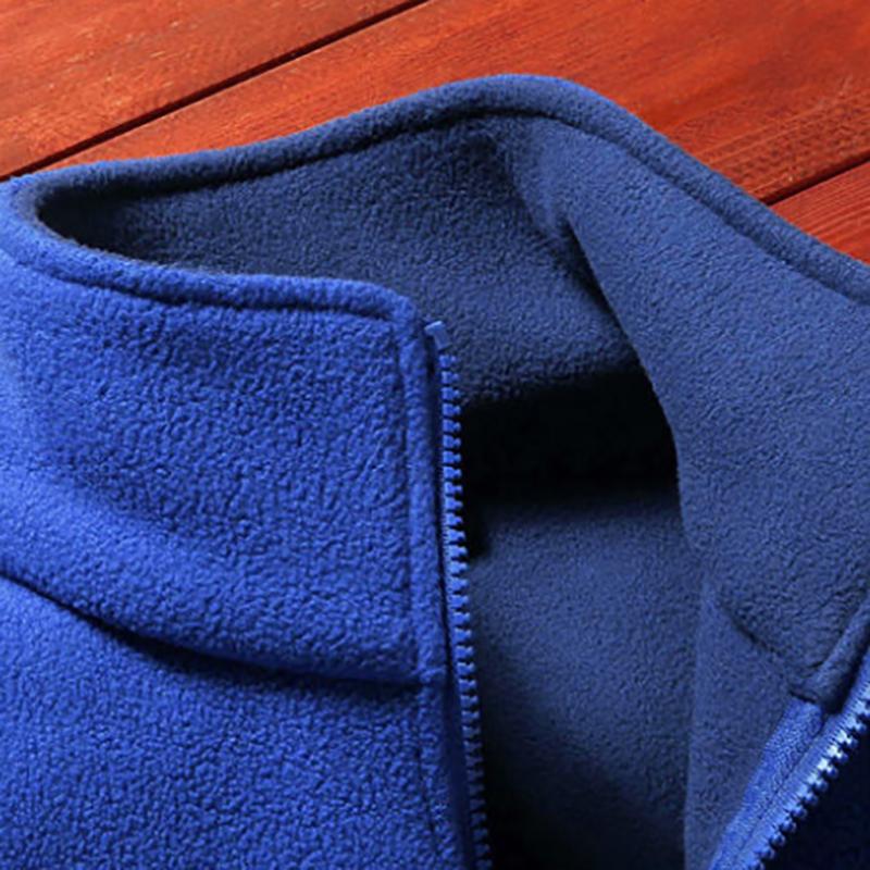 Autumn and Winter Men's Fleece Sweatshirts Polar Fleece Warmth Plus Fat Plus Size Fat Sweater