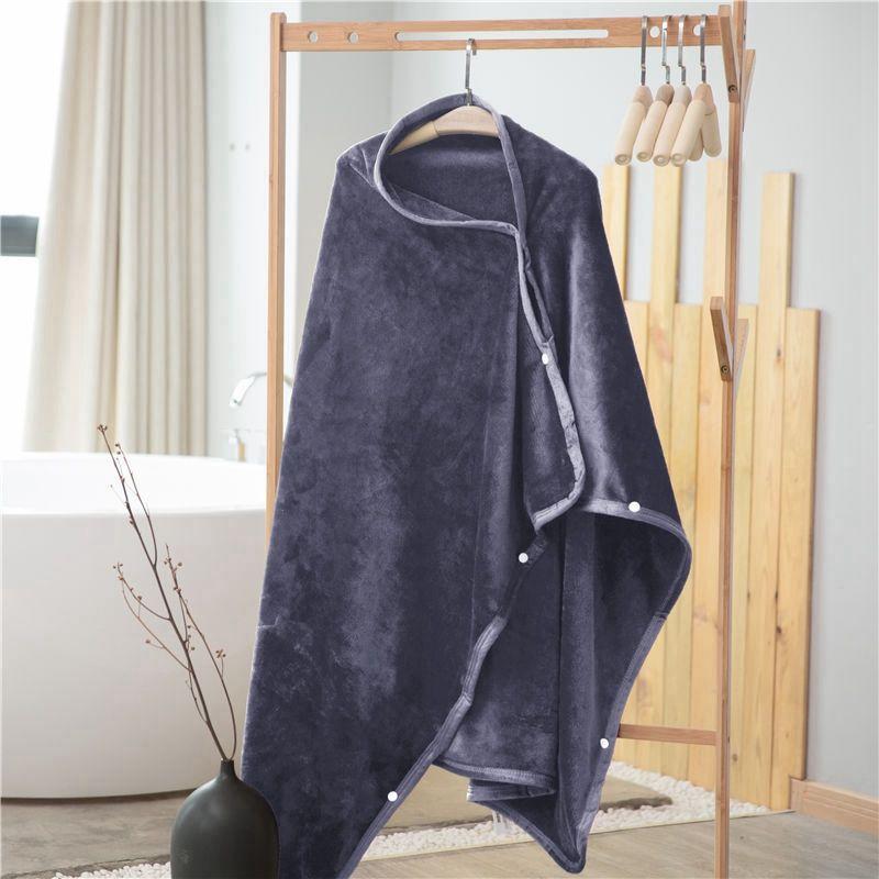 Coral Fleece Soft Blanket Double-sided Plus Fleece Quilt Single Office Nap Thick Shawl Cover Blanket Dual-use Lunch Break Blanket Winter Cloak