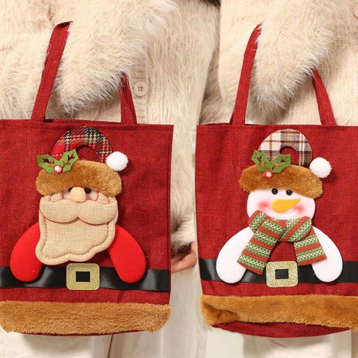 Christmas Gift Handbag Apple Bag Children's Christmas Gift Bag Lovely Cartoon Apple Bags