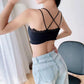 Korean Version of Women's Underwear with Strapless Beautiful Back Anti Light Movement Chest Wrapping and No Steel Ring