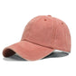 WTEMPOWtempowtempowtempowtempo [Xaybzc ]High Quality Washed Cotton Adjustable Solid Color Baseball C