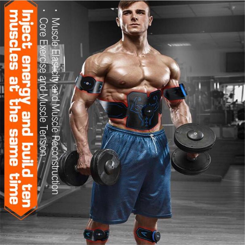 Massager Arm Stickers Body Loss Slimming Massagers ABS Stimulator Sculpting Unisex Stickers Male