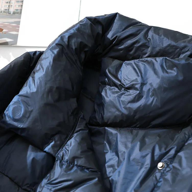 Winter Womens Down Jackets Long Ultra Light Thin Casual Coat Puffer Jacket Slim Remove Hooded Parka