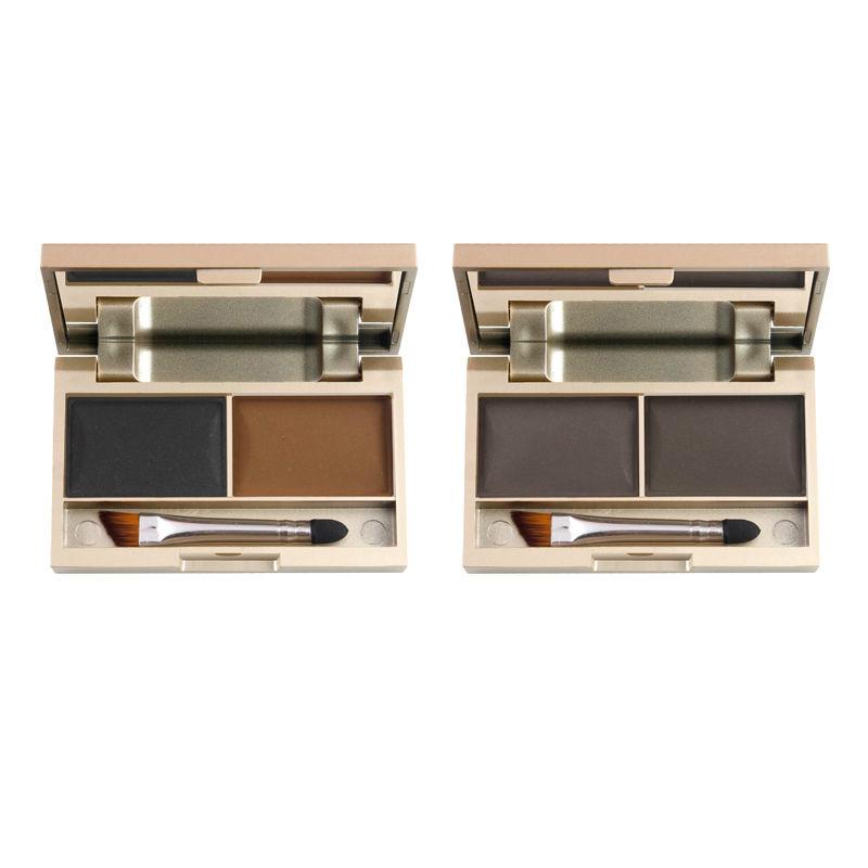 Two-color eyebrow powder waterproof natural three-dimensional non-marking anti-sweat non-marking